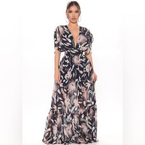 Floral Airy Maxi Dress